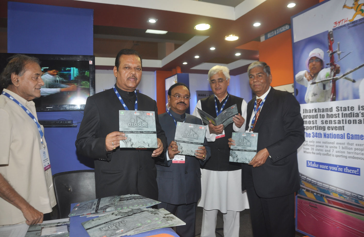 INAUGRATION OF GES 2011 & SME EXPO 2011 BY HON'BLE SALMAN KHURSHEED ,MINISTER SUBHODTHKANT SAHAI,MINISTER CHHAGAN BHUJBAL AT WORLD TRADE CENTRE CUFFE PRADE MUMBAI.