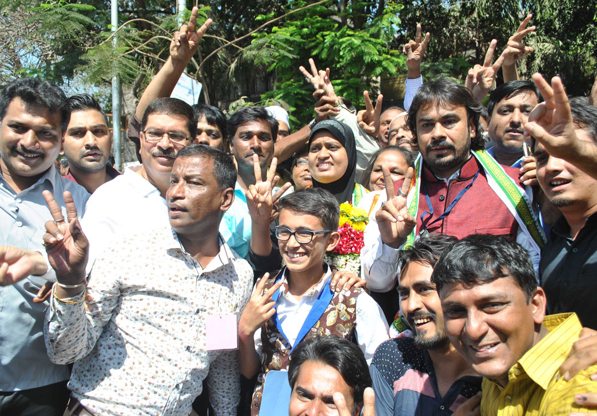 Afreen Javed Shaikh Congress Party Candidate Ward no 224 Wins.