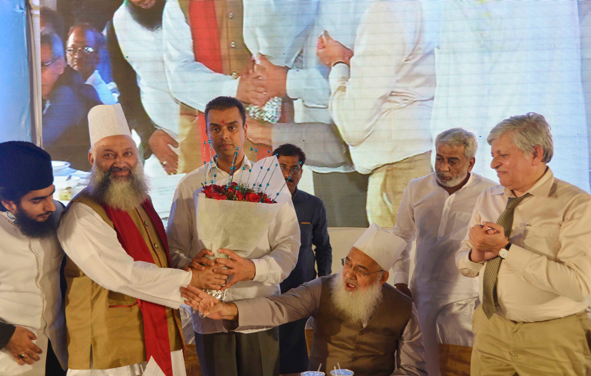 South Mumbai Congress Party Leader Milind Deora at Islam Gymkhana .