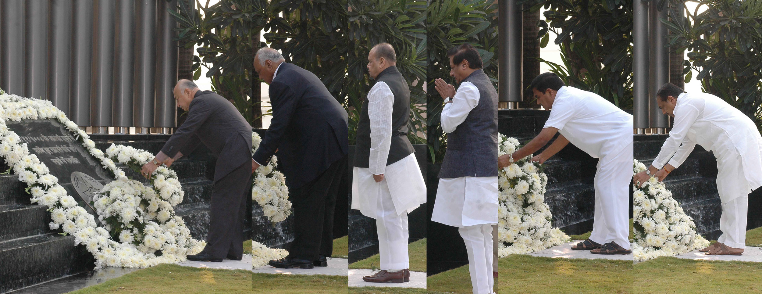 HOMAGE TO 26/11 MARTYRS IN MUMBAI.