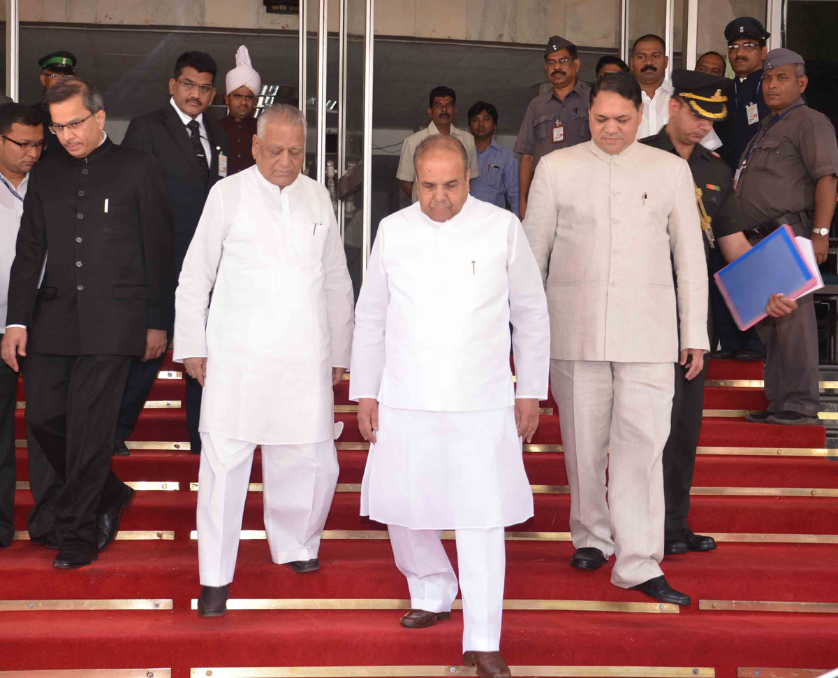1 st DAY BUDGET SESSION AT VIDHAN BHAVAN IN MUMBAI.