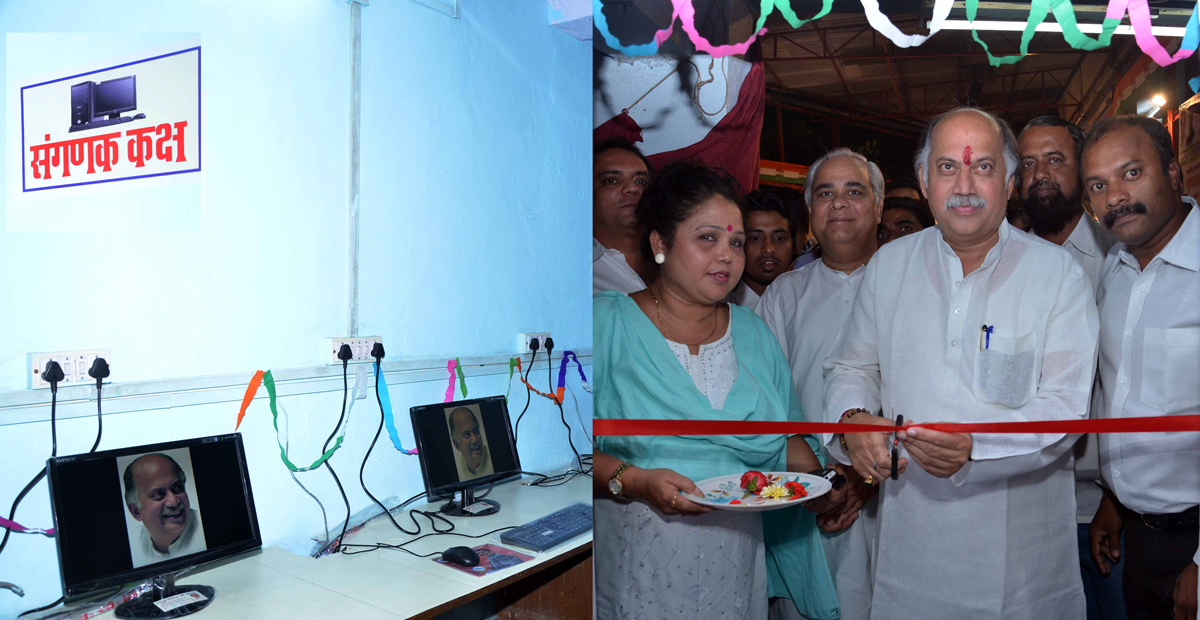 M.P.& EX UNION MINISTER GURUDAS KAMAT JANSAMPARK ABHIYAAN AT JOGESHWARI (E).