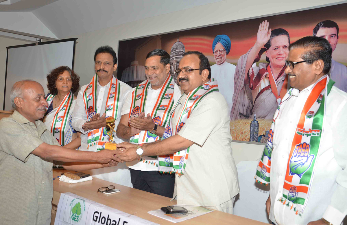MUMBAI CONGRESS ENVIRONMENT CELL ORG.WORLD ENVIRONMENT DAY PROGRAMME AT RAJIV GANDHI BHAVAN AZAD MAIDAN.