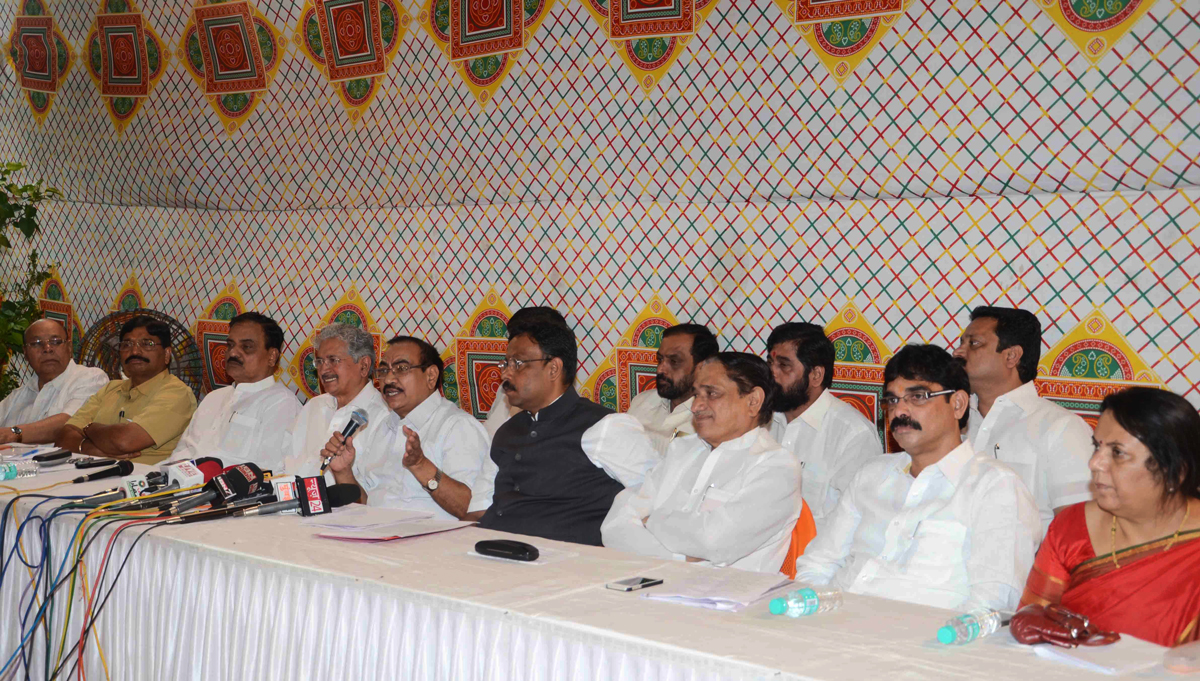 OPPOSITION PARTY LEADERS PRESS CONFERENCE.