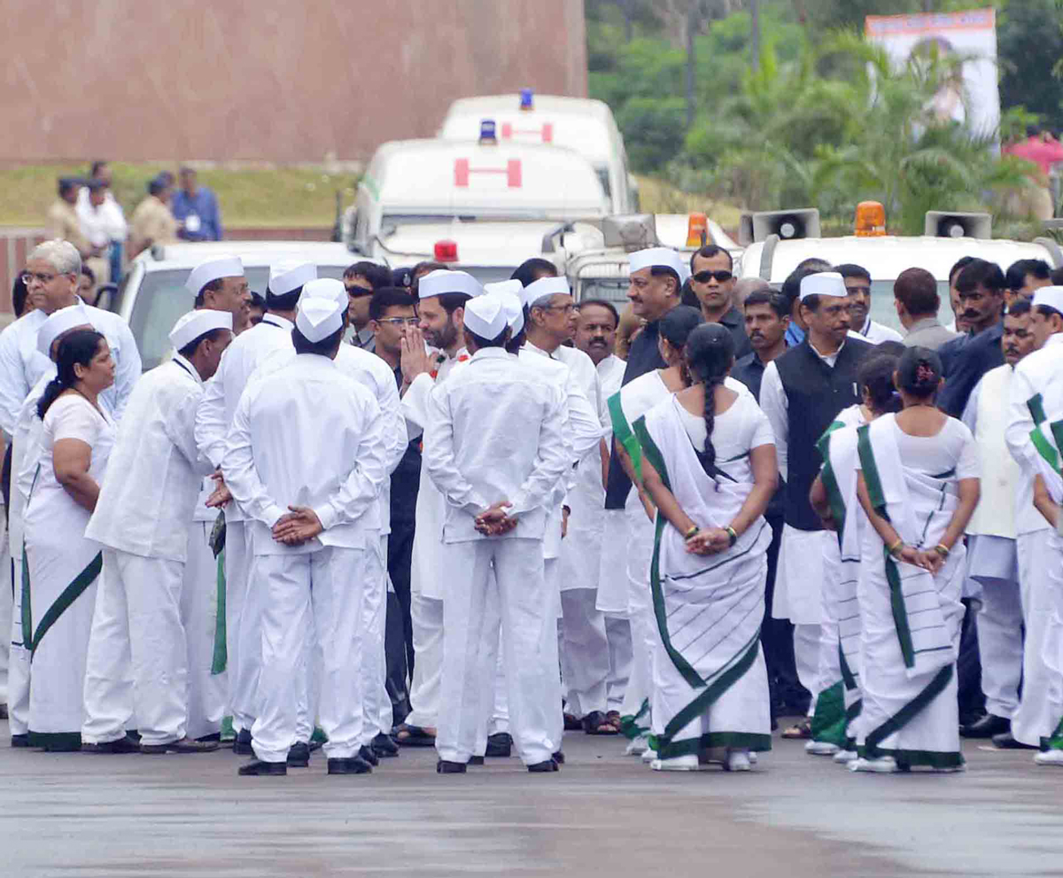 AICC VICE PRESIDENT RAHUL GANDHI AT BALEWADI PUNE.