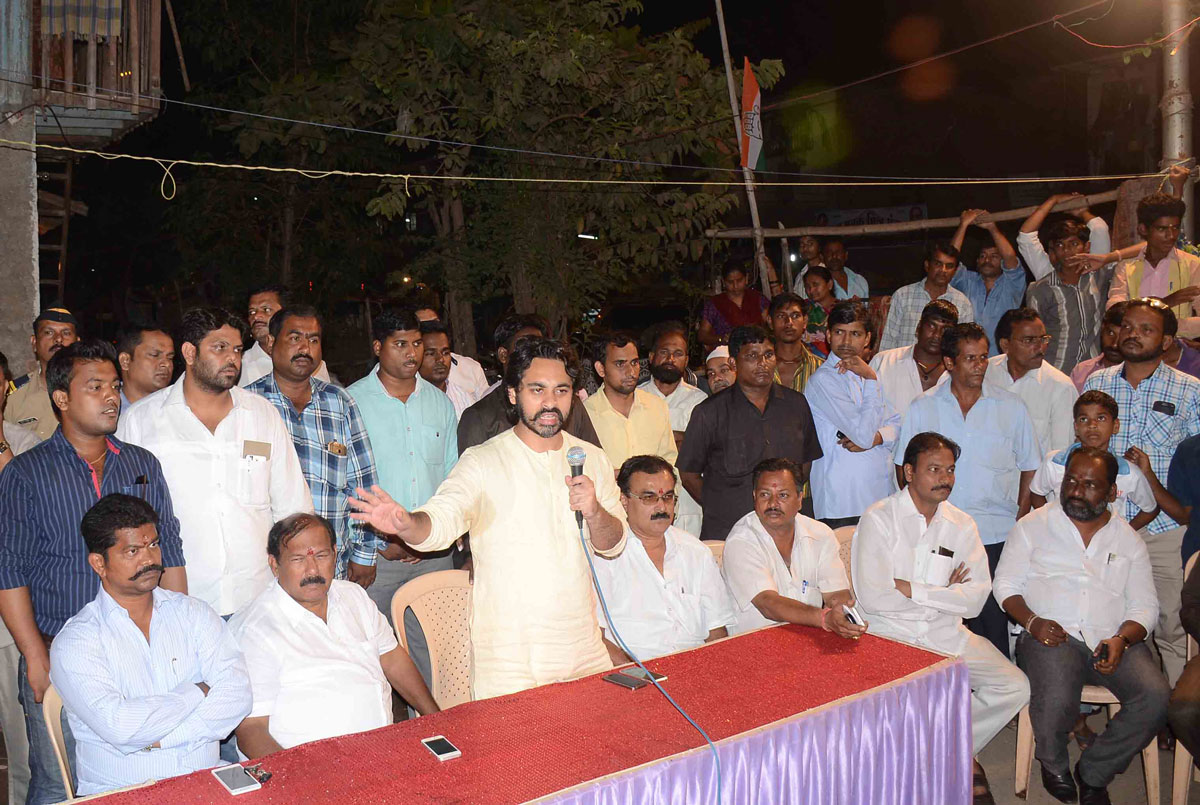 176-Bandra(E) Assembly Constituency Congress-NCP Candidate Narayanrao Rane Rally During Ex.MP Dr.Nilesh Rane.