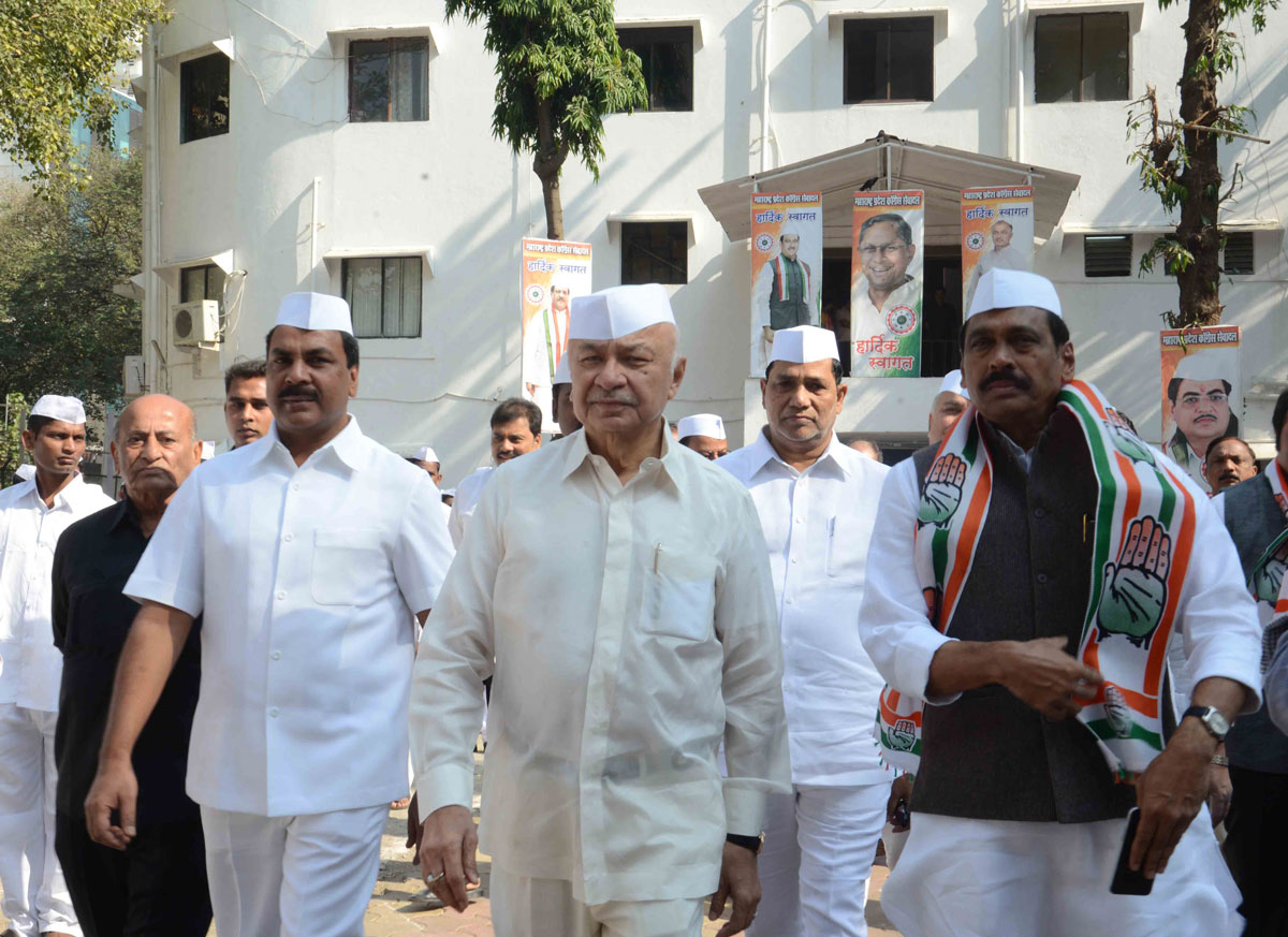 Maharashtra State Congress Celebrates 129th Year of Indian National Congress Foundation Day at Tilak Bhavan Dadar.