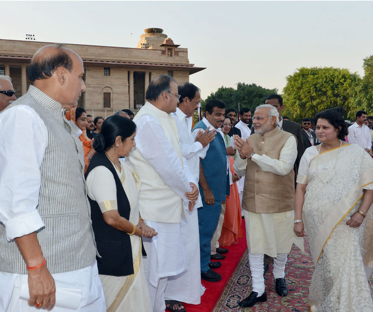 Prime Minister Narendra Modi Swearing Ceremony at Rashtrapati Bhavan New Delhi.