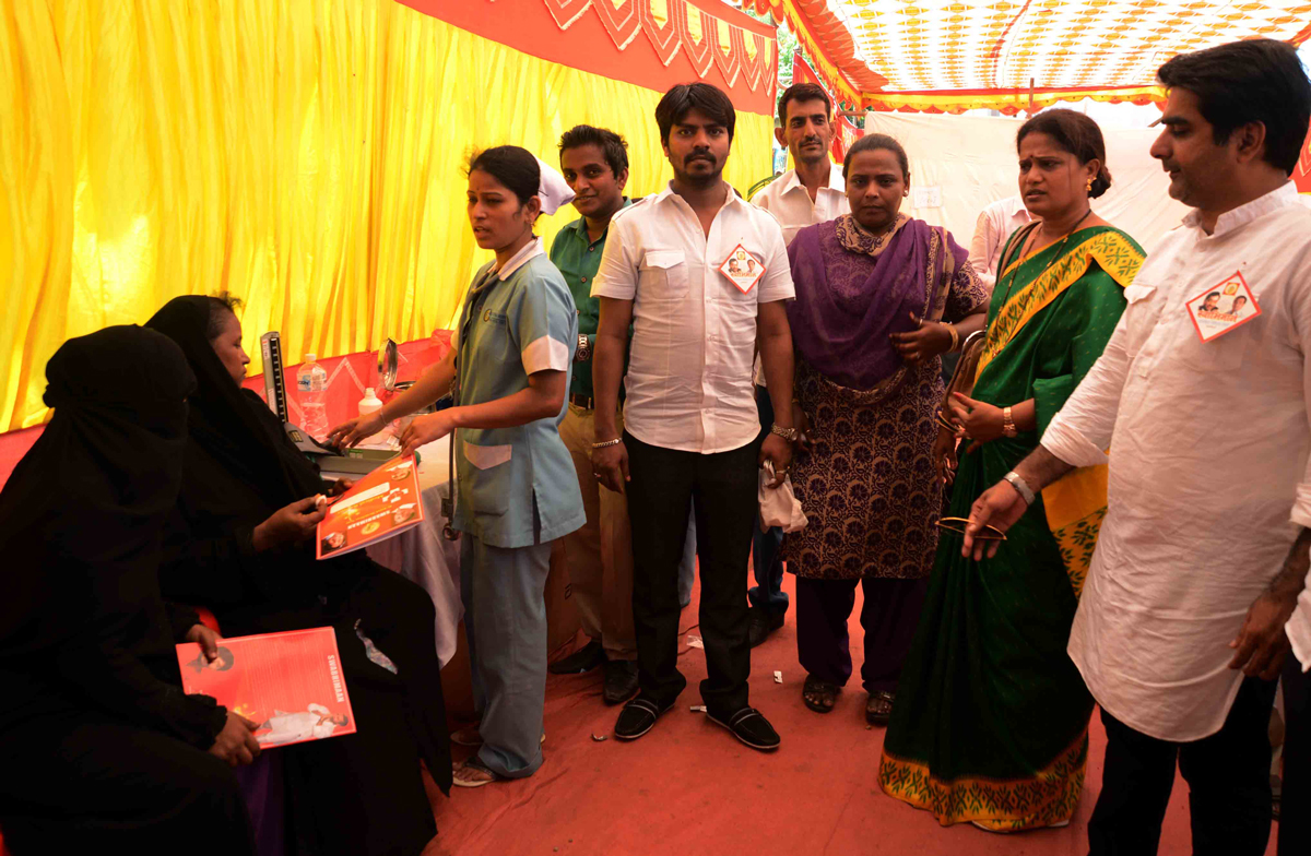 SWABHIMAN SANGHATANA FREE HEART CHECK UP CAMP AT KURLA.