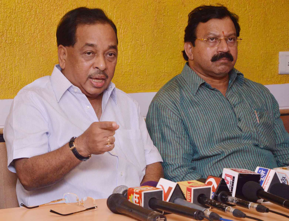 Minister Narayanrao Rane Press Conference at Ratnagiri Hathkhamba.