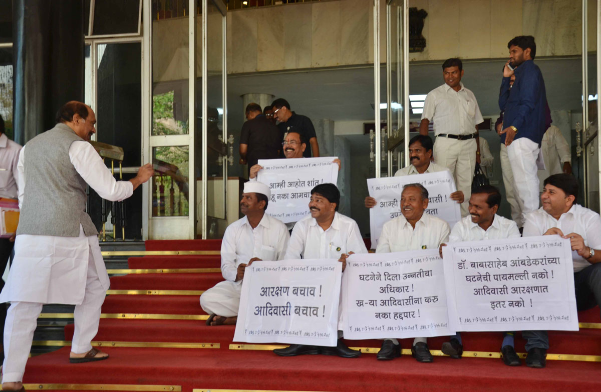 17th Day Budget Session at Vidhan Bhavan.