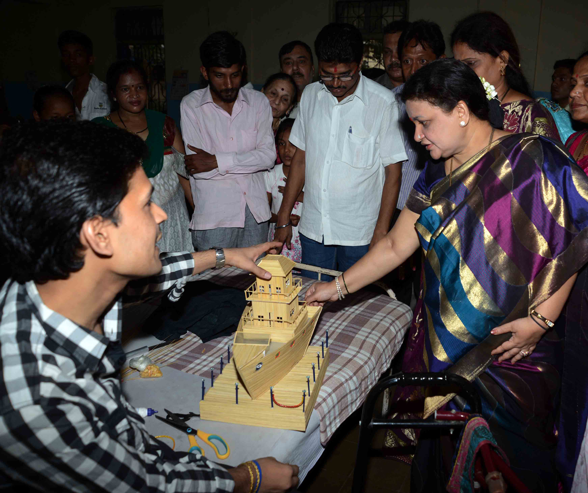 SMT.NILAMTAI NARAYANRAO RANE AT ANAND NIKETAN WORLI.