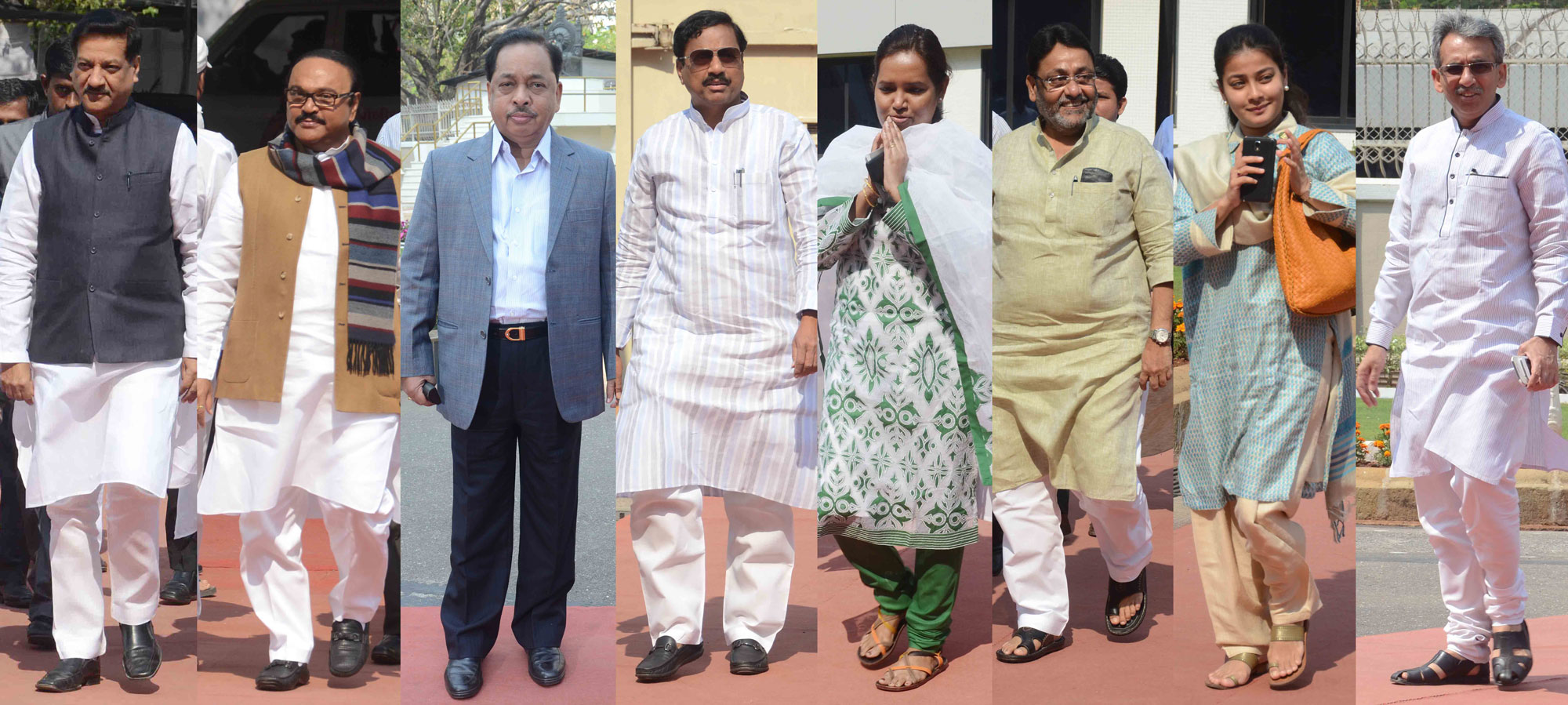 1st Day Maharashtra Assembly Budget Session At Vidhan Bhavan In Mumbai.