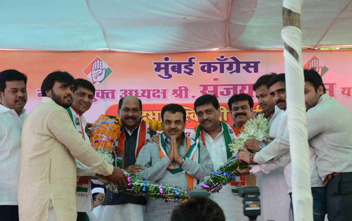 Newly Appointed MRCC President Sanjay Nirupam Take Charge at Azad Maidan.
