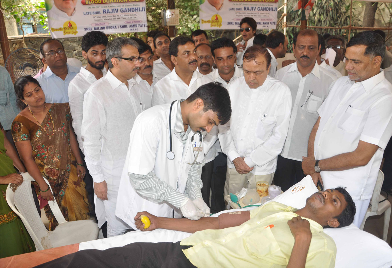 ON THE OCCASION OF 20TH DEATH ANNIVERSARY OF BHARATRATNA LATE PRIME MINISTER RAJIV GANDHI AT MUMBAI.