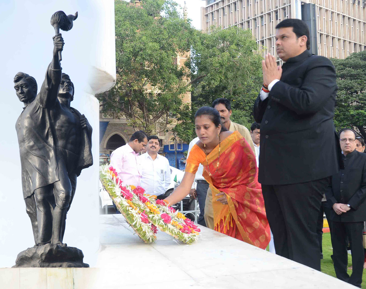 55th Anniversary of Maharashtra Day & International Worker's Day Celebration in Mumbai.
