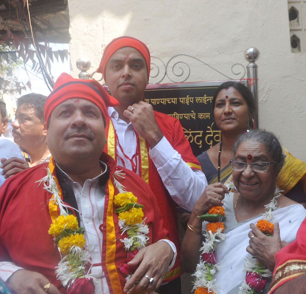 MP.MILIND DEORA & MP.RAJIV SHUKLA AT COLABA MACHHIMAR NAGAR MUMBAI