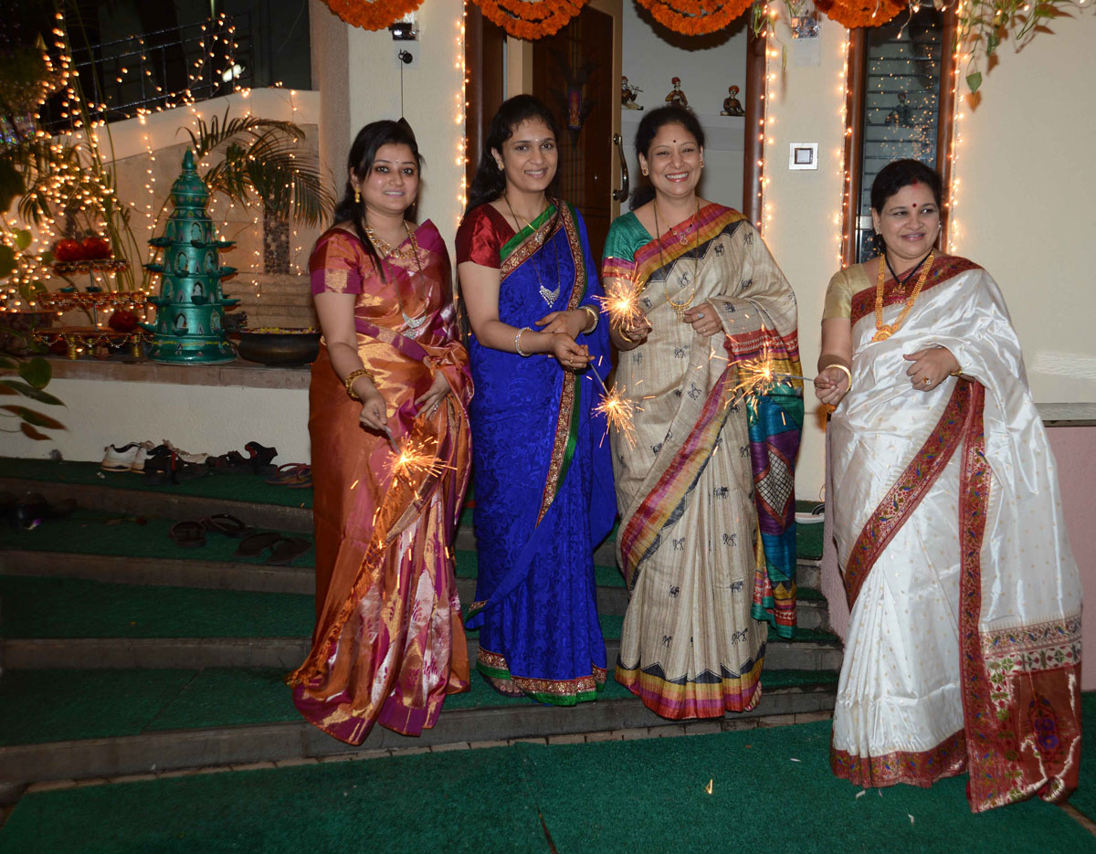 DIWALI CELEBRATION AT MIN.NARAYAN RANE SWANAND BUNGLOW BANDRA.