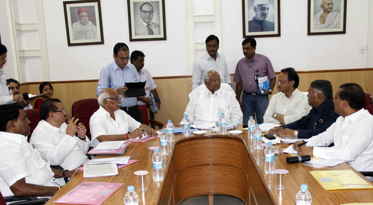 NCP CHIEF SHARAD PAWAR IN AURANGABAD.