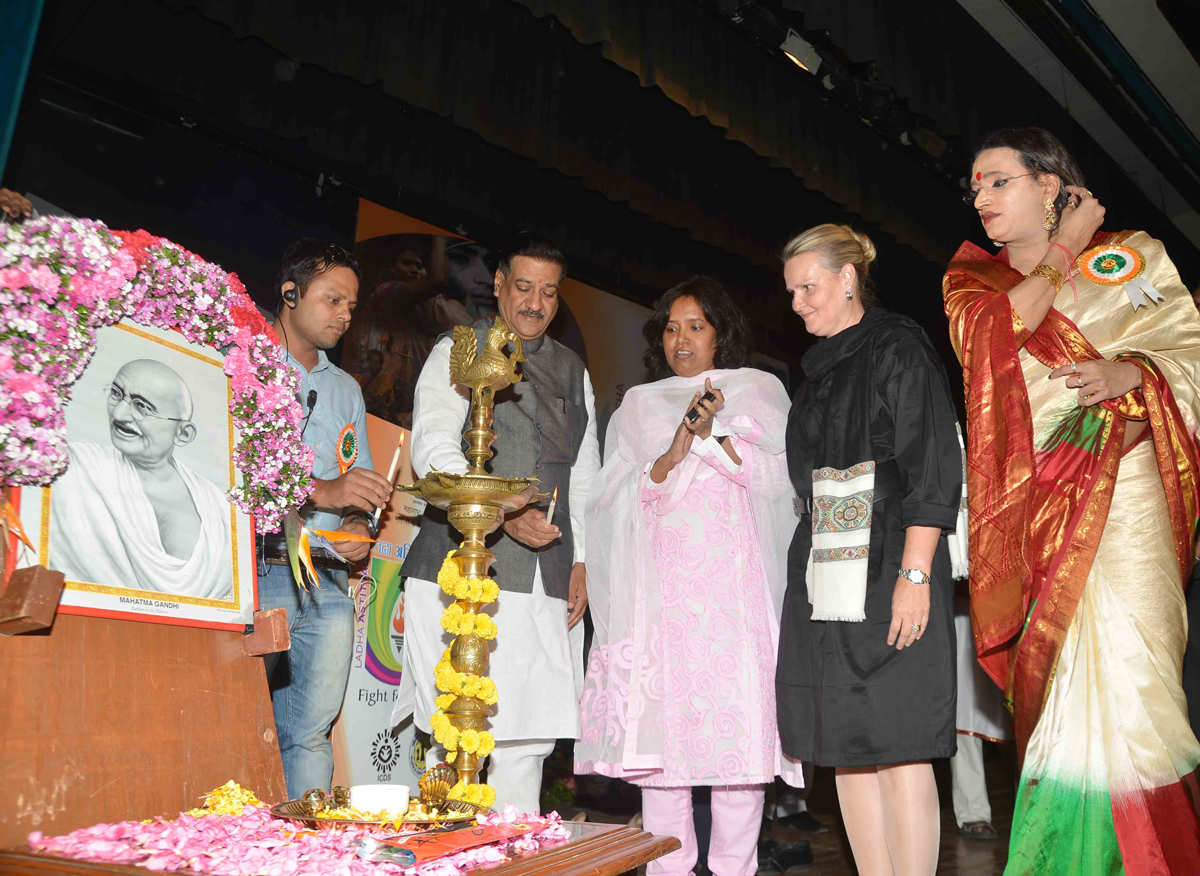 "FIGHT FOR EXISTENCE" TRANSGENDERS RALLY AT Y.B.CHAVAN CENTRE.