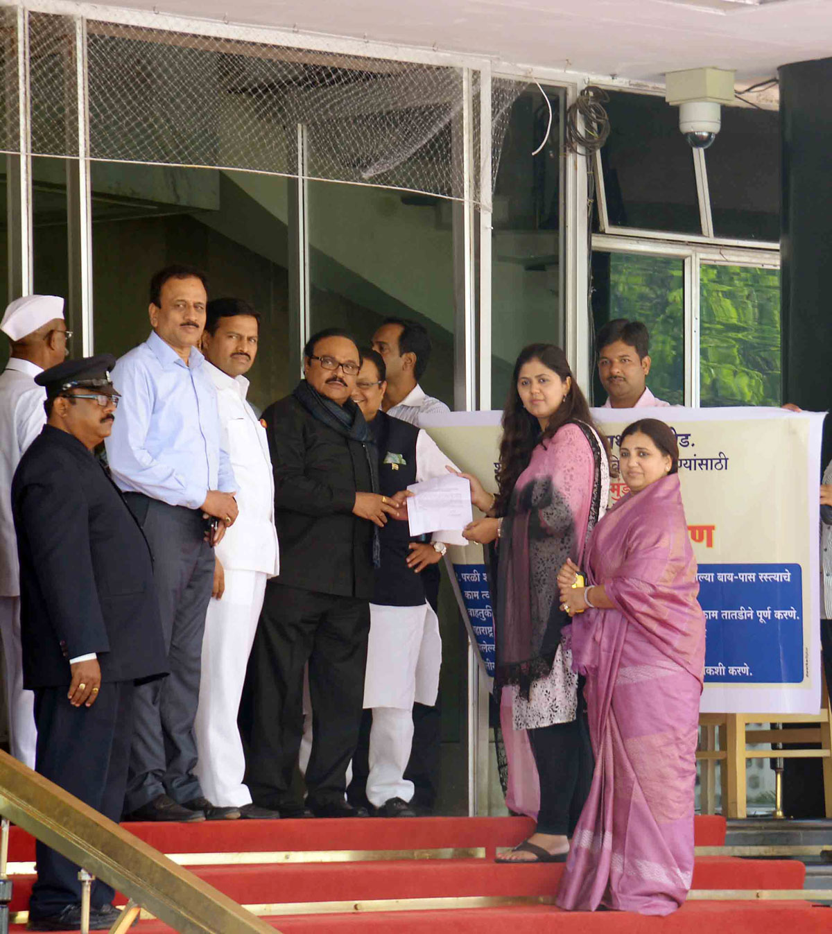 Budget Session Day at Vidhan Bhavan Mumbai.