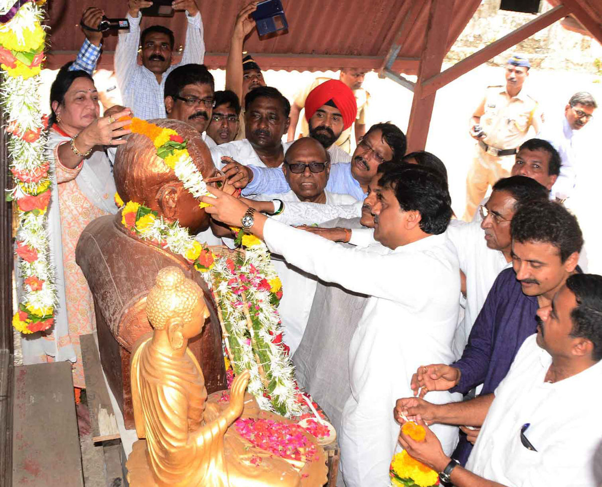 Tribute to Bharat Ratna Dr.Babasaheb Ambedkar on his 124th Birth Anniversary in Mumbai.