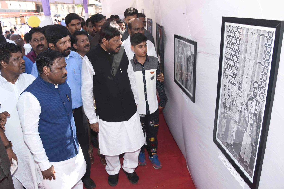 Father of Indian Constitution Bharat Ratna Dr.Babasaheb Ambedkar 125th Birth Anniversary Yr Celebration in Mumbai.
