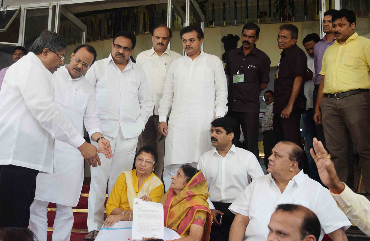 9th Day Monsoon Assembly Session at Vidhan Bhavan Mumbai.