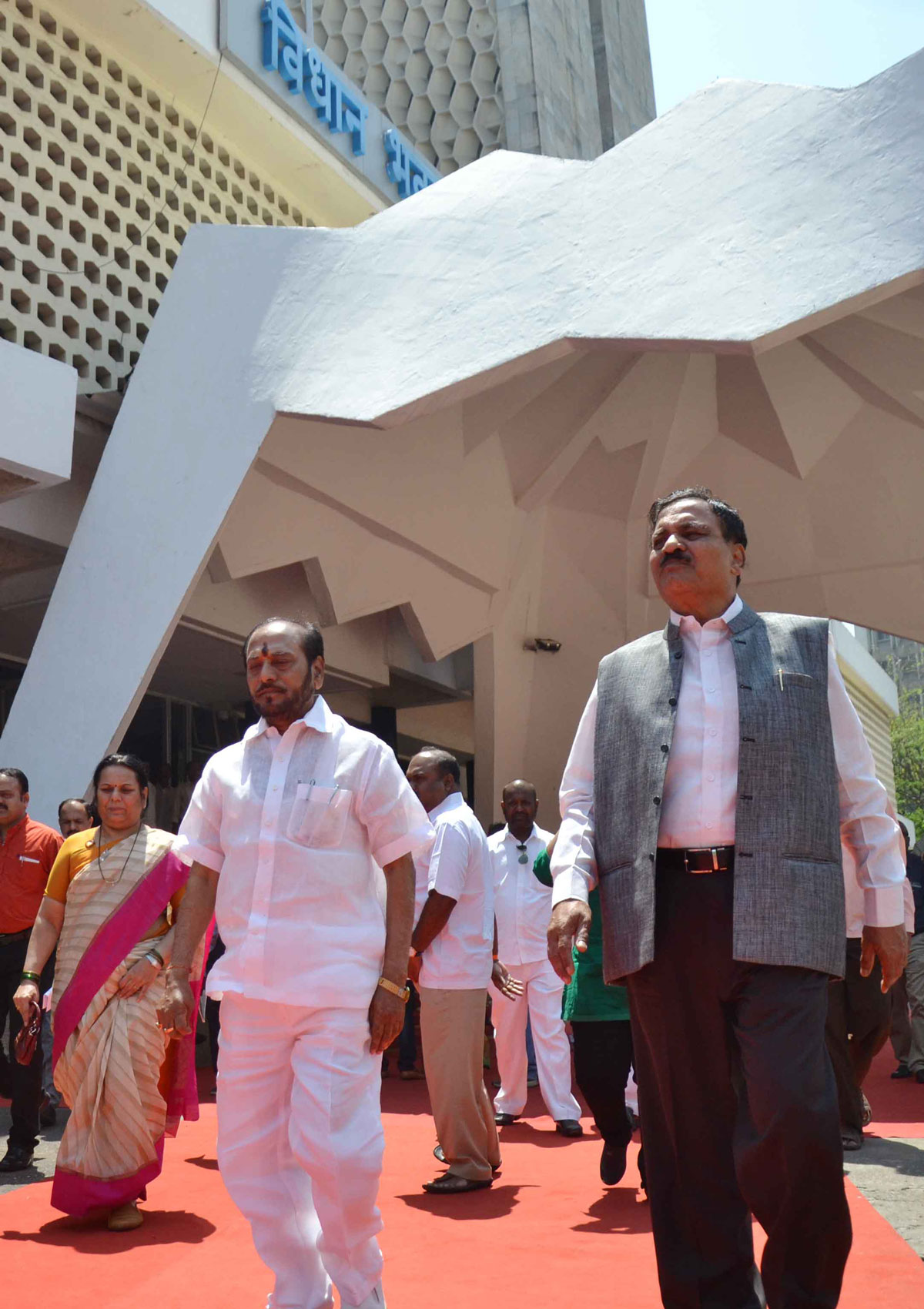 9th Day Budget Session at Vidhan Bhavan in Mumbai.