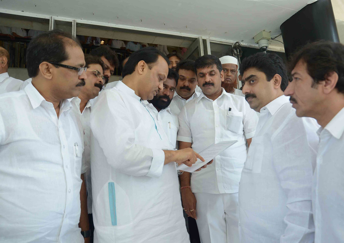 NCP Mumbai President & MP Sanjay Dina Patil with Delegation to Reduce Electricity Bill Charges meets Dy.Chief Minister Ajit Pawar at Vidhan Bhavan.