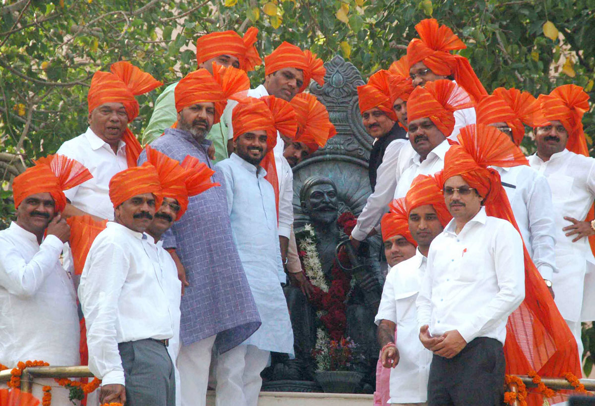 BJP MLA's at Vidhan Bhavan.