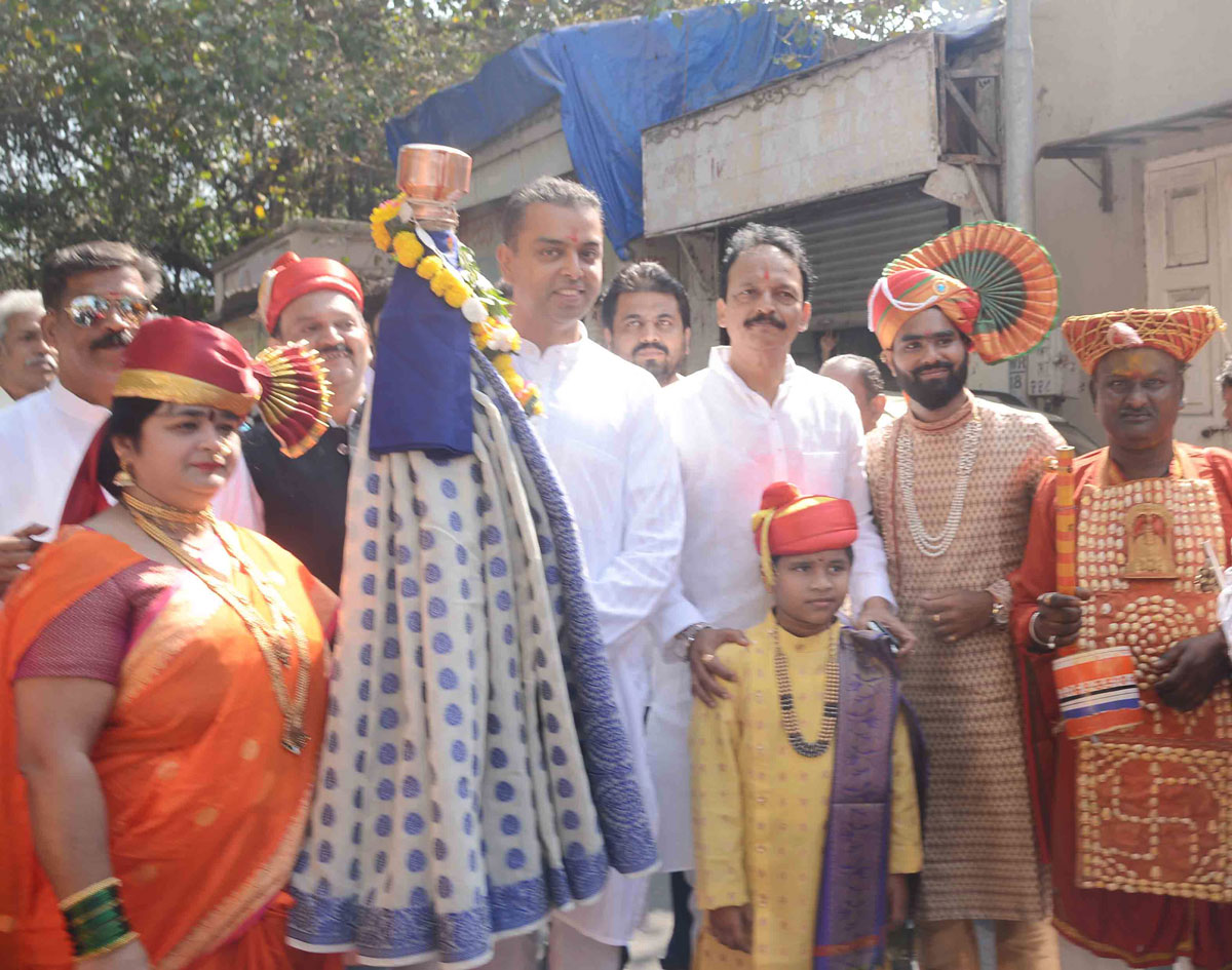 Glimpses #Marathi New Year Gudi Padwa Celebration in Mumbai.