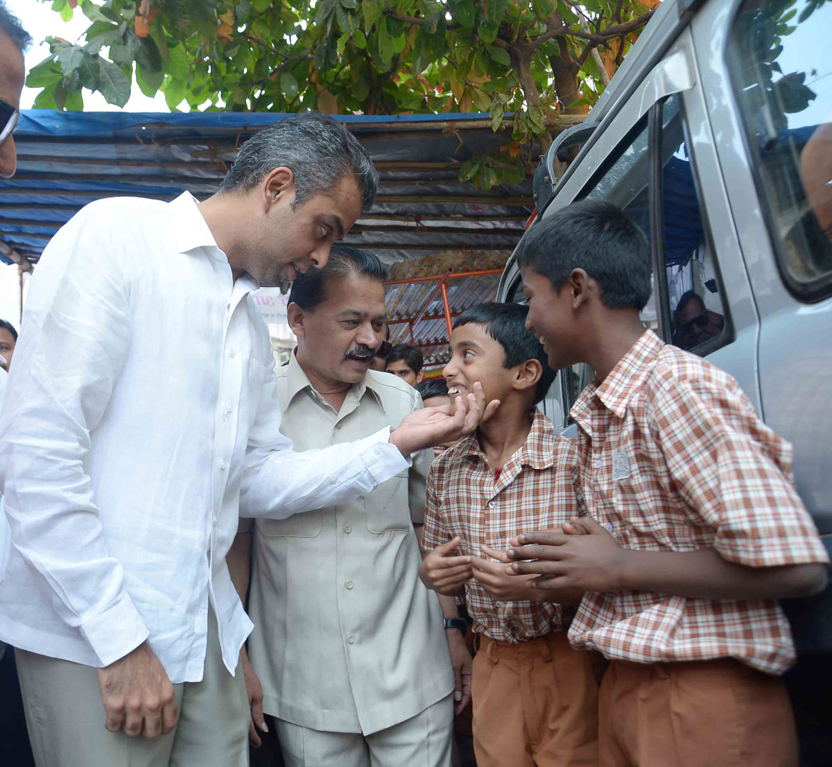 MP.& Union Minister Milind Deora in south Mumbai Assembly.