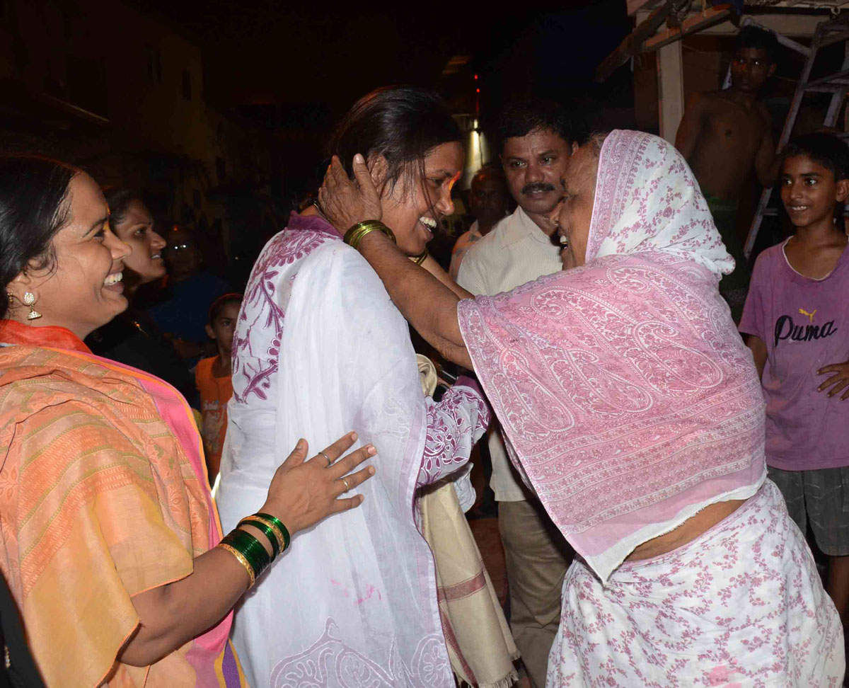 178-Dharavi Assembly Congress Candidate Varshatai Gaikwad Campaign Rally.