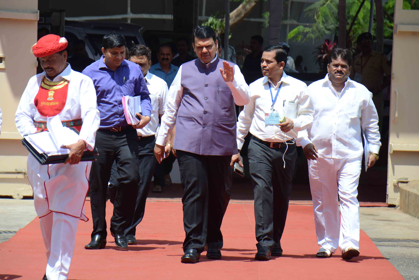 4th Day "Budget Session 2016" at Vidhan Bhavan in Mumbai.