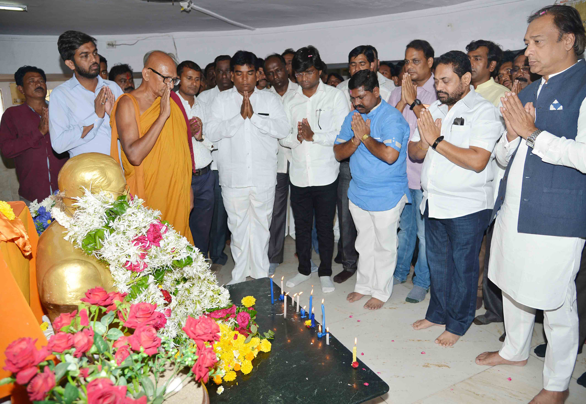 Dr.Nitin Raut AICC SC/ST President at Chaityabhumi Dadar .