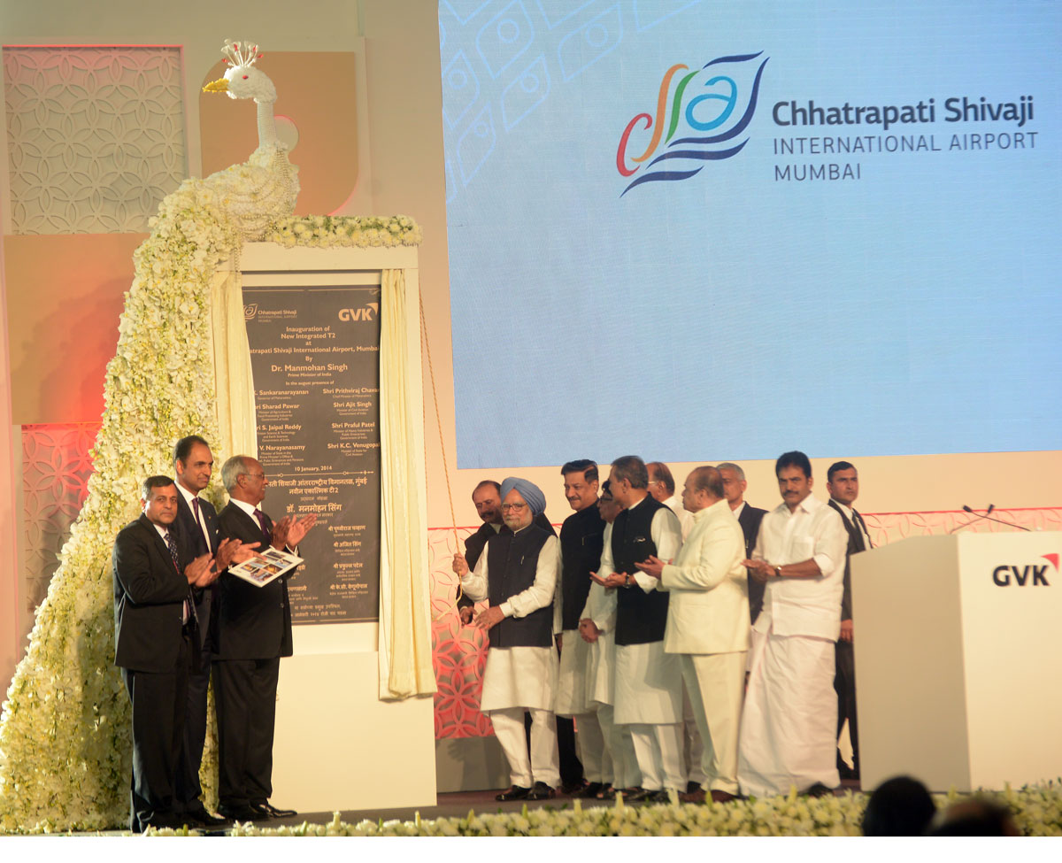 Prime Minister Dr.Manmohan Singh to Inaugurate T2 New Integrated Terminal at Sahar Airport Mumbai.