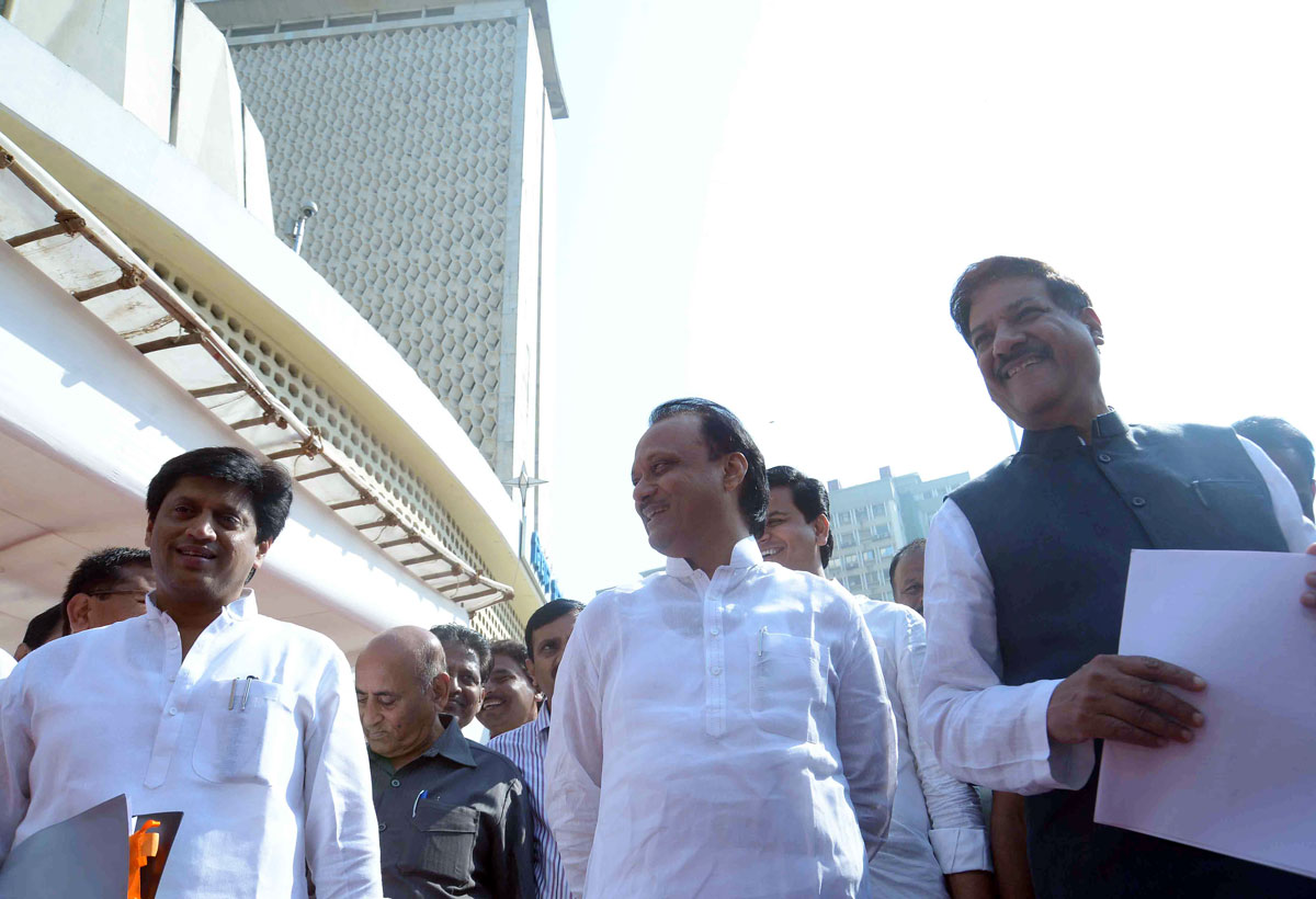 Budget Session Day at Vidhan Bhavan Mumbai.