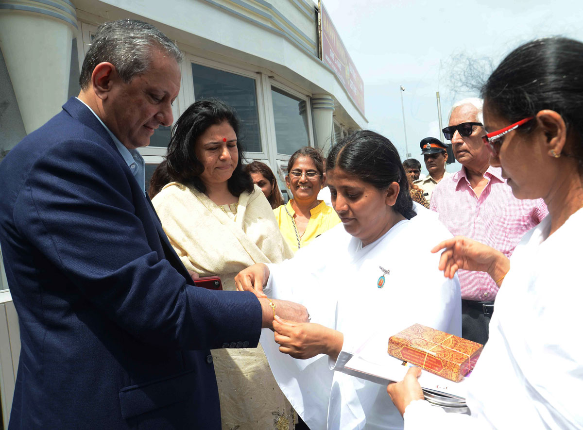 Raksha Bandhan in Mumbai.