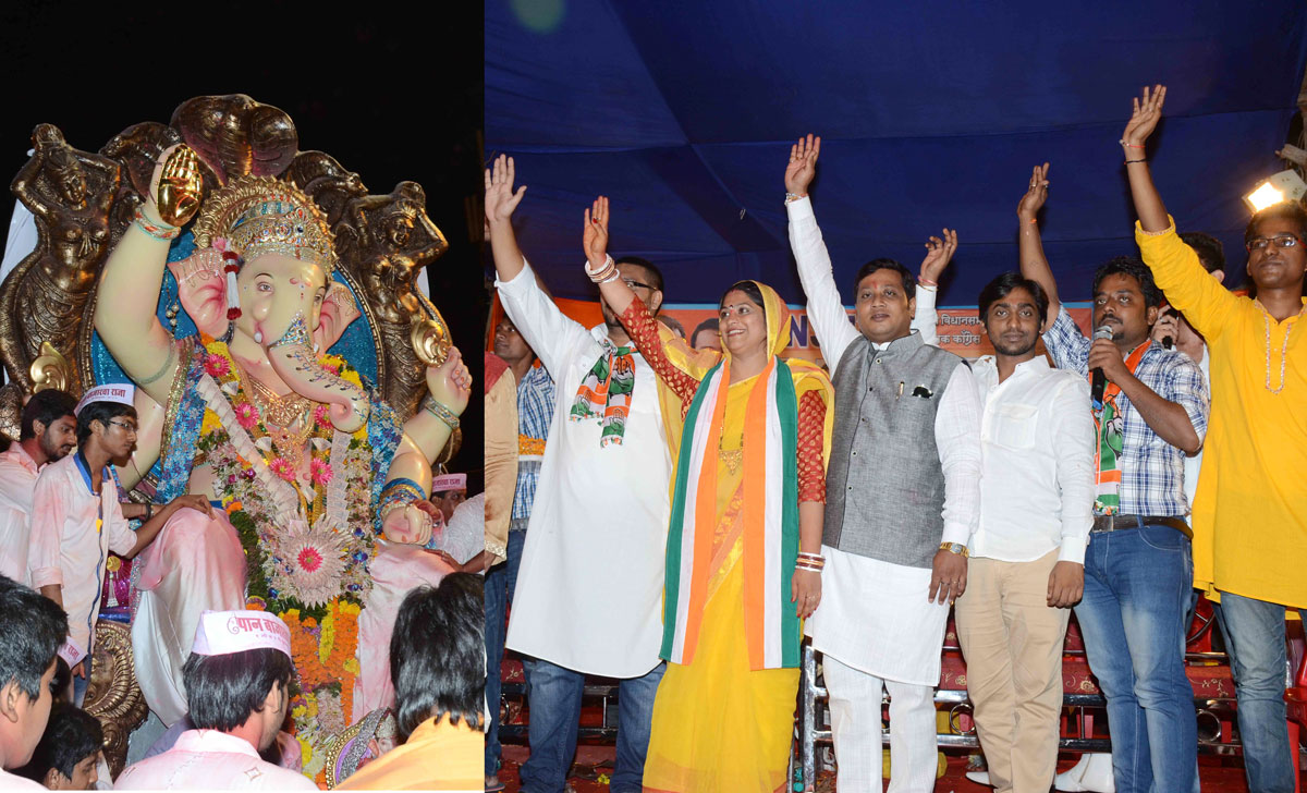 Ganpati Bappa Visharjan in Mumbai.