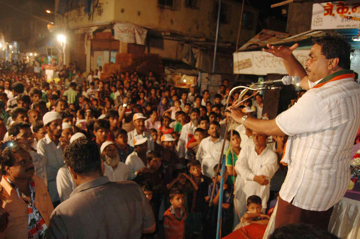 168-Chandivali Assembly Congress Candidate Mohd.Arif Nasim Khan Padyatra Rally.
