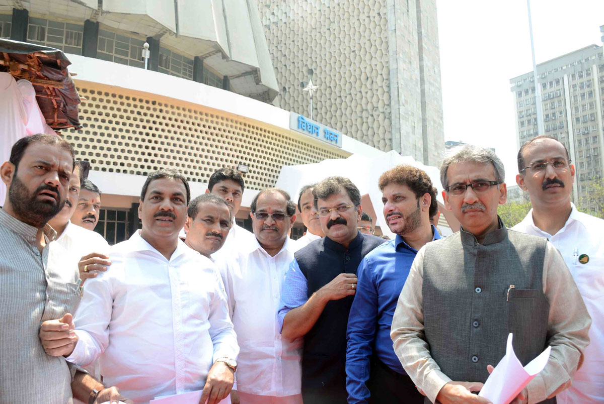 2nd Day Budget Session at VIdhan Bhavan in Mumbai.