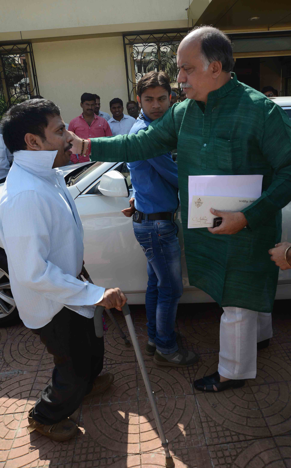 MP.& EX.MINISTER GURUDAS KAMAT AT D.N.NAGAR ANDHERI.