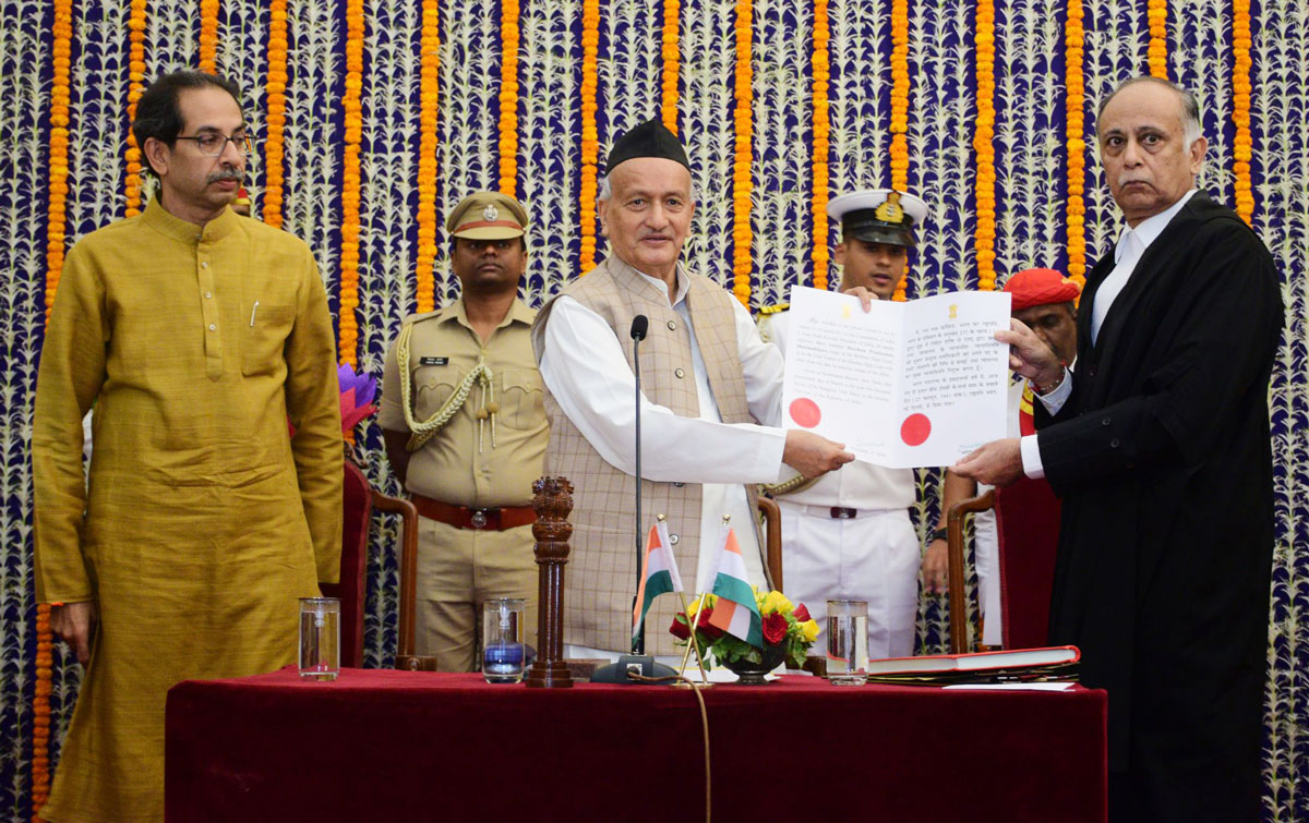 Justice Bhushan Dharmadhikari sworn in as Chief Justice of Bombay High Court.