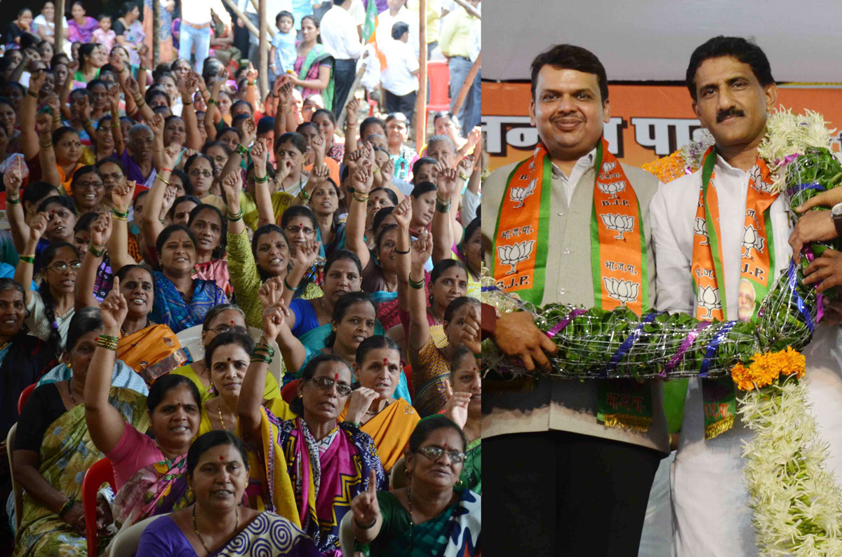Protest Rally Of Police Wives for Tenancy Rights for their Quarters org.by BJP.