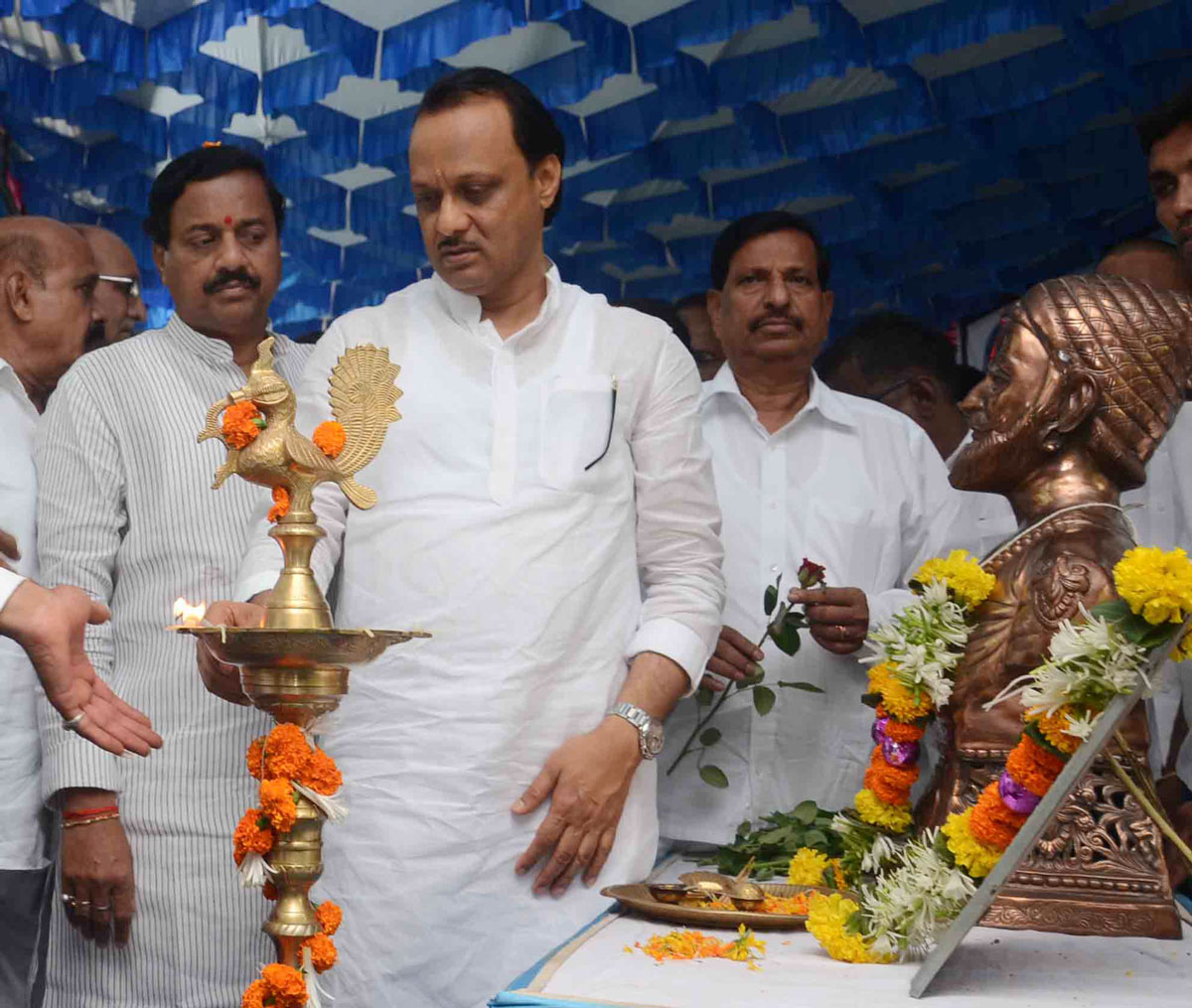 Maharashtra State NCP Party Workers Rally at Palghar in Chief Presence of Dy.Chief Minister Ajitdada Pawar & NCP State President Sunil Tatkare.