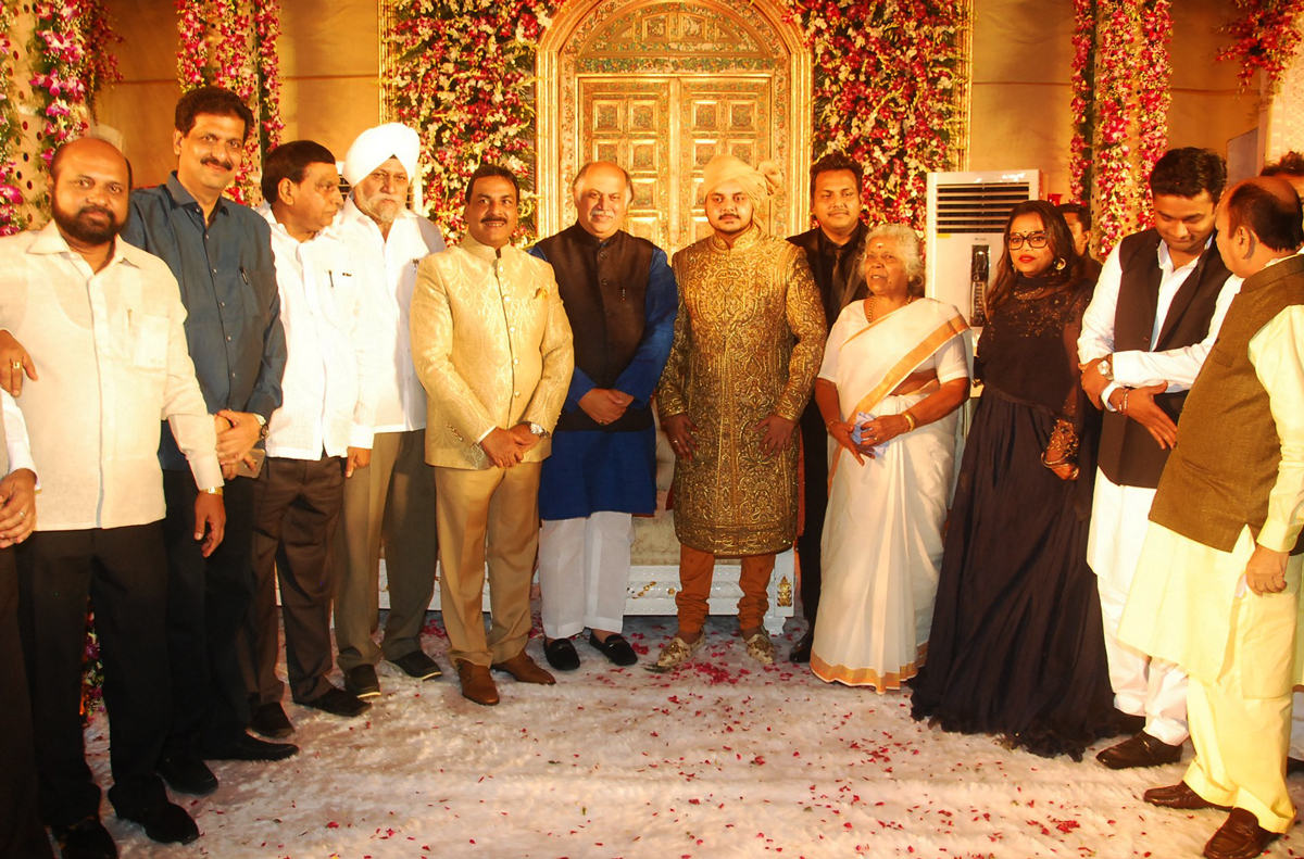 MLA & Former Cabinet Minister Mohd.Arif Naseem Khan Son Mohd. Aamir Khan Weds Sahab Malika Reception Ceremony at Bandra BKC.