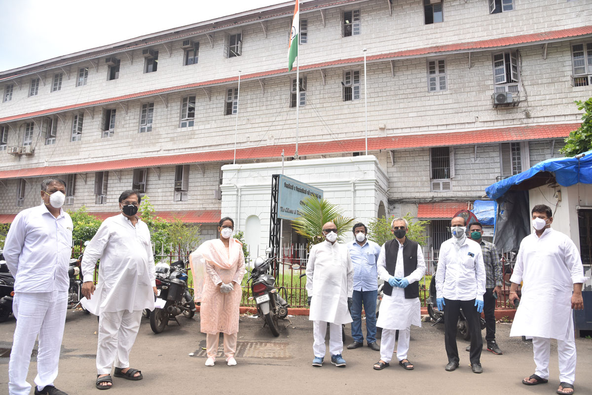 Mumbai Congress Meets Commissioner at Old Custom House Mumbai.