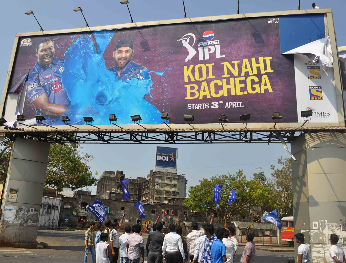 RPI PROTEST AGAINST IPL CRICKET AT BANDRA.