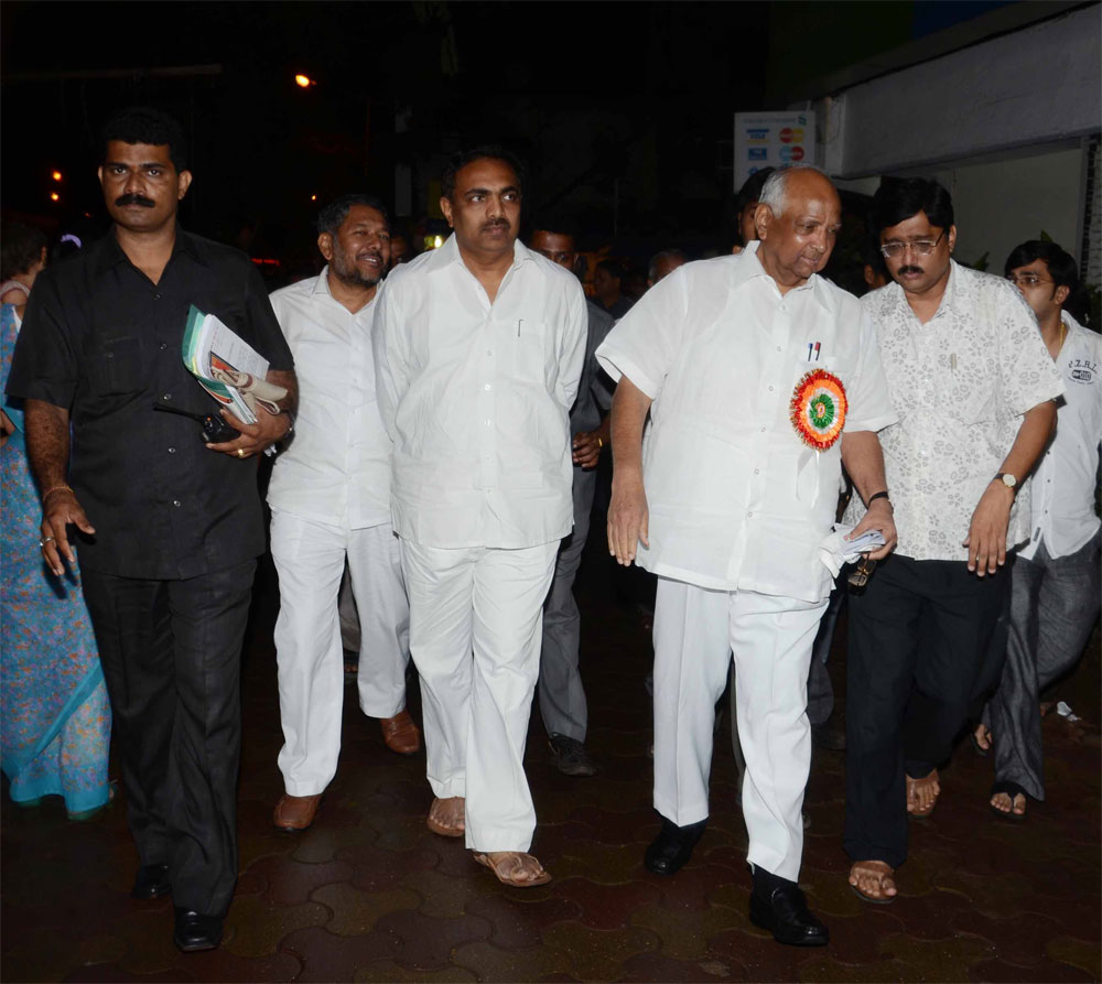 UNION MINISTER SHARAD PAWAR AND MUMBAI GUARDIAN MINISTER JAYANT PATIL AT DADAR.